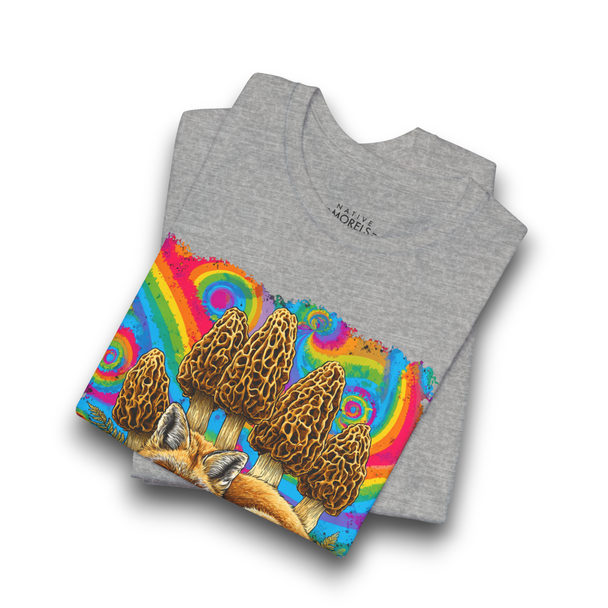 Red Fox Groovy Forest Tee | Native Morels™