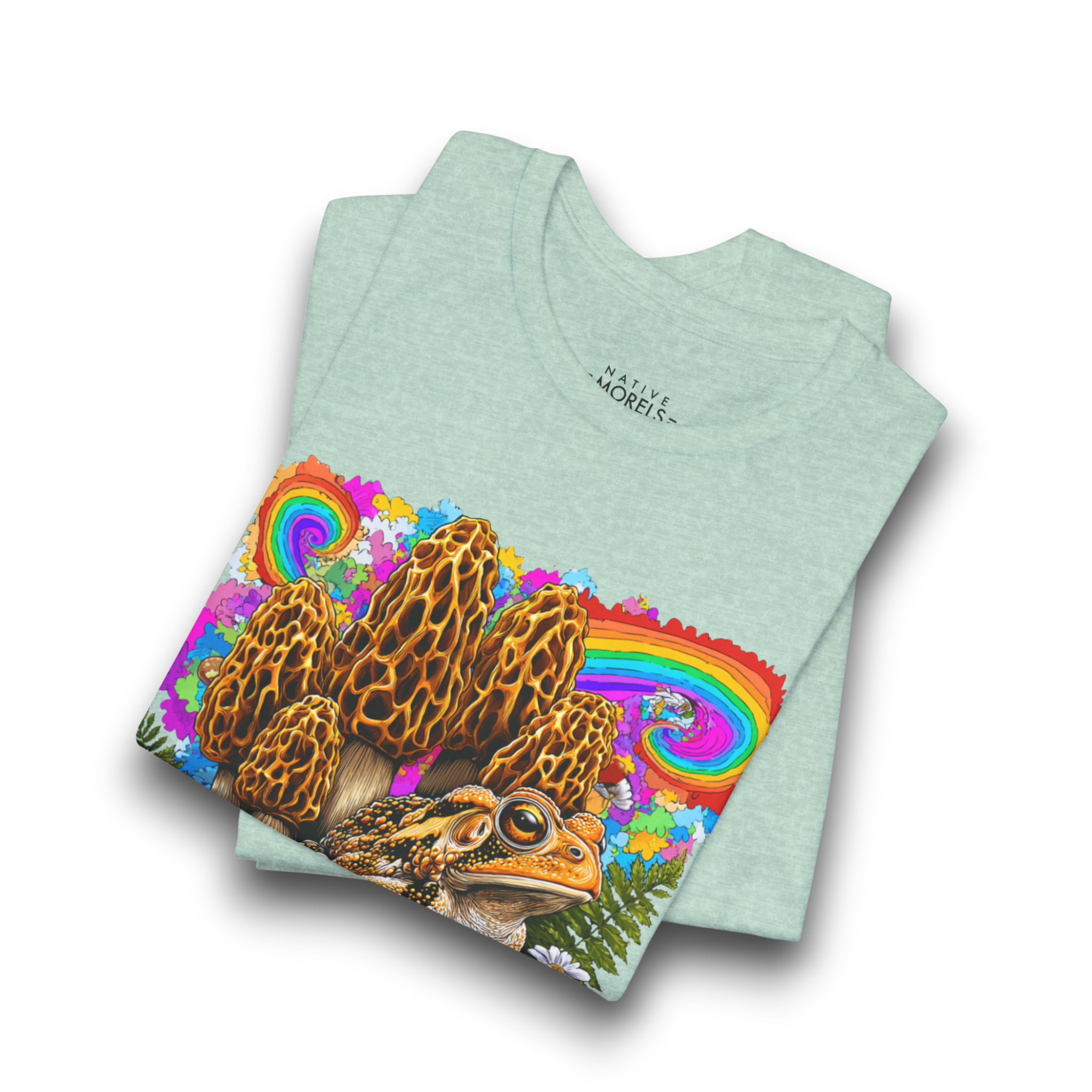 Spotted Toad Groovy Forest Tee | Native Morels™