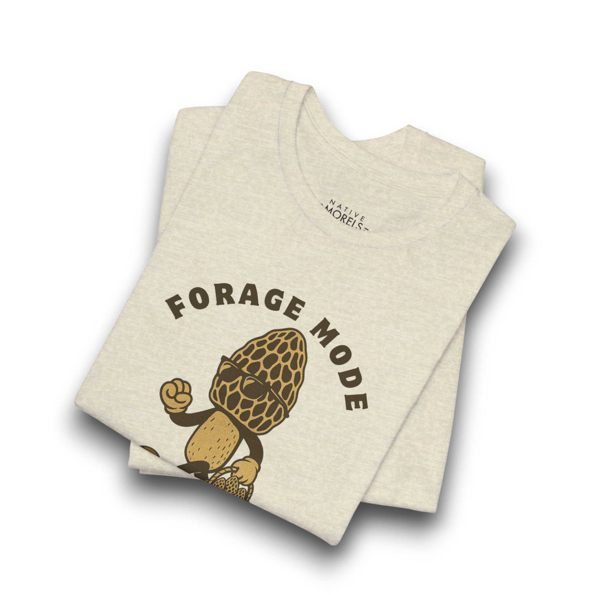 “Forage Mode Activated” Morel Mushroom T-Shirt | Native Morels™