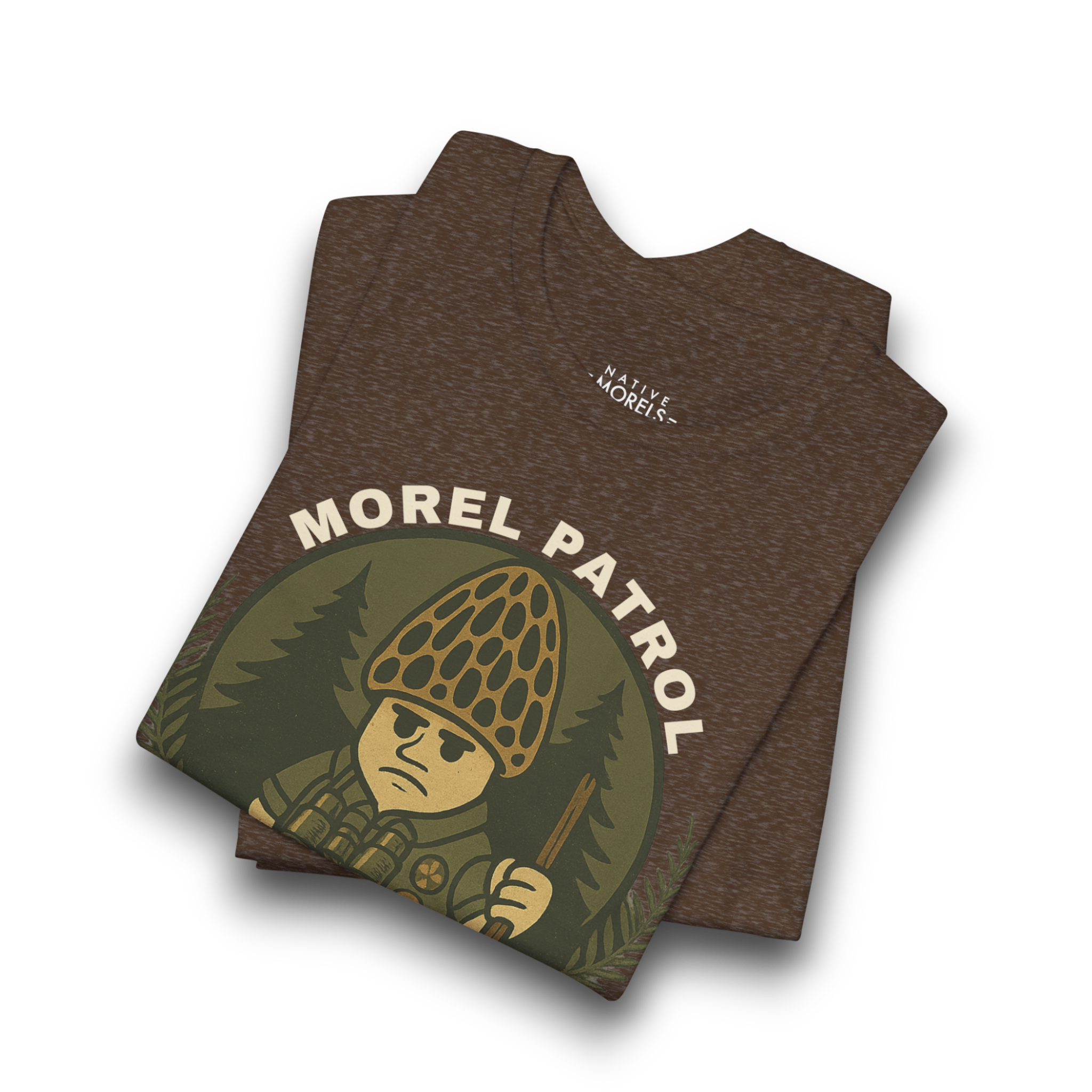 "Morel Patrol" Forest Guardian T-Shirt | Native Morels™
