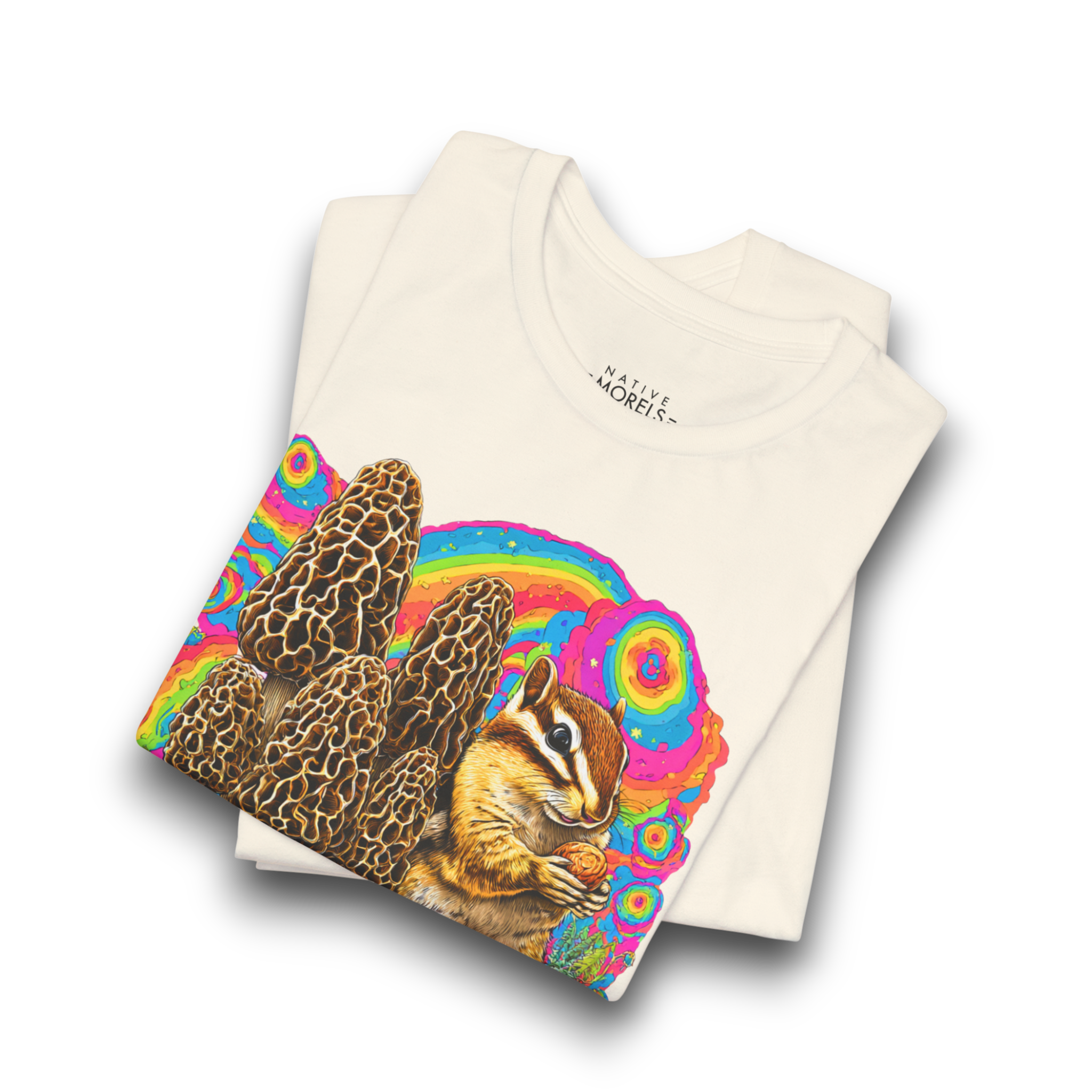 Chipmunk Groovy Forest Tee | Native Morels™