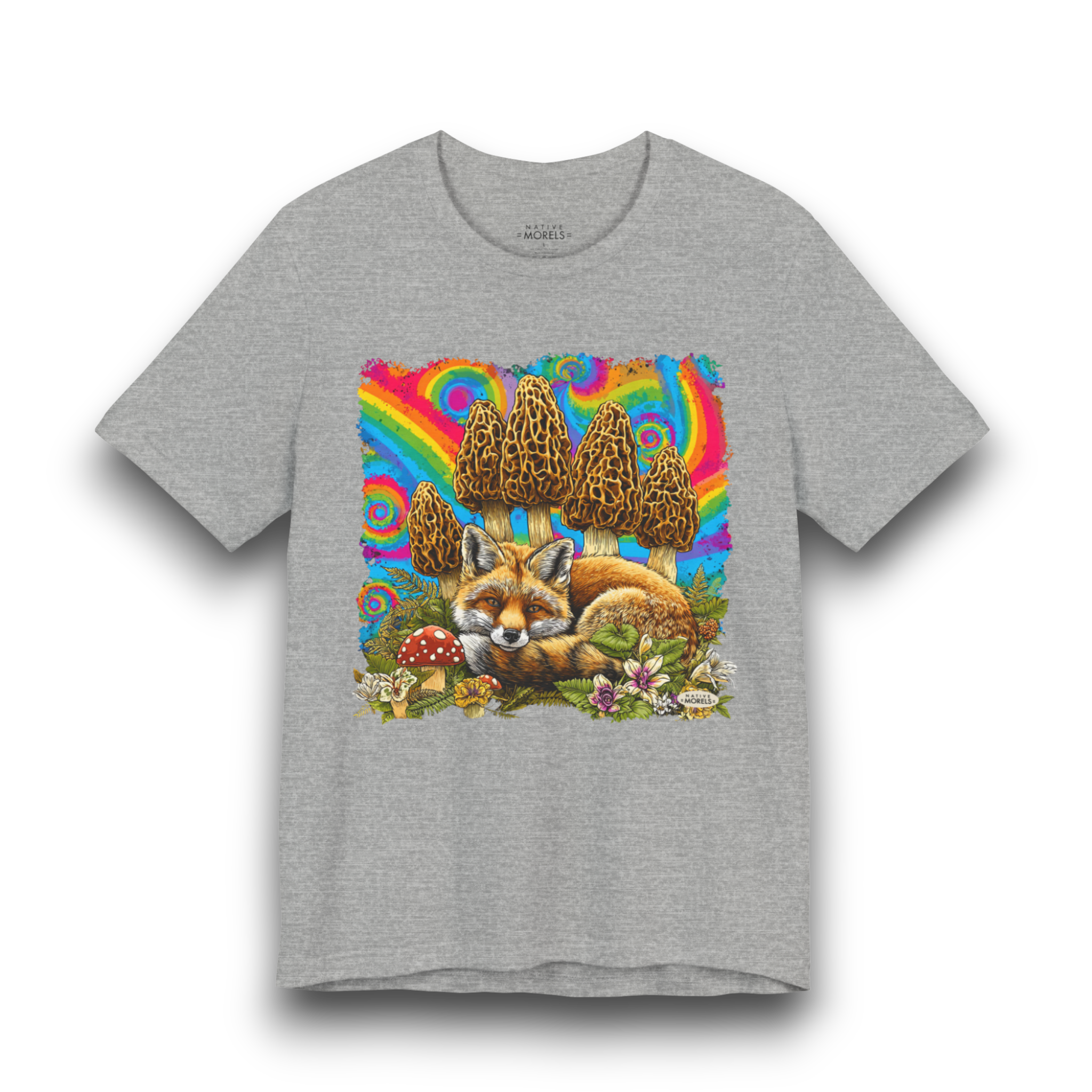 Red Fox Groovy Forest Tee | Native Morels™