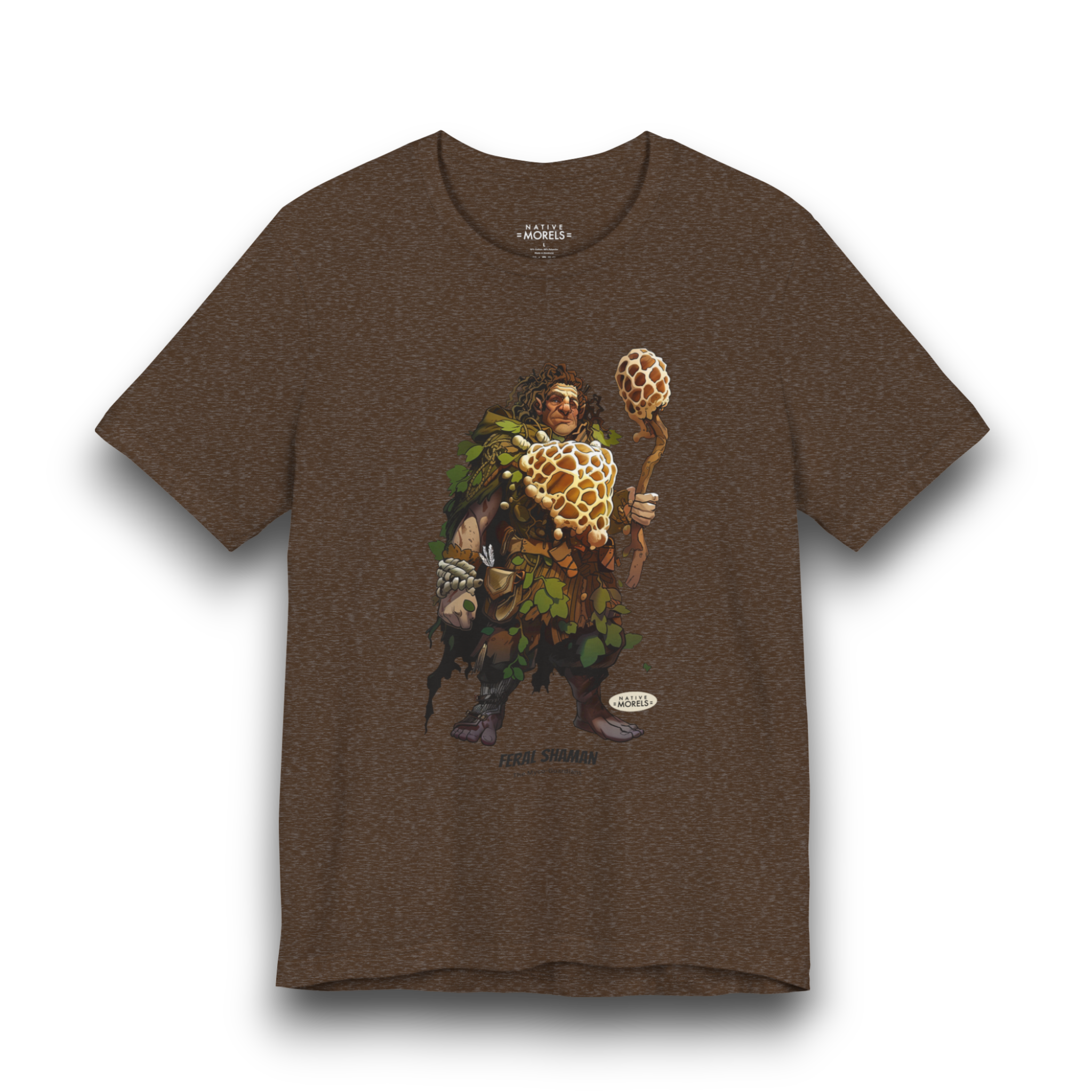 Feral Shaman™ | The Myco-Guardians™ Forest League | Native Morels Shirt