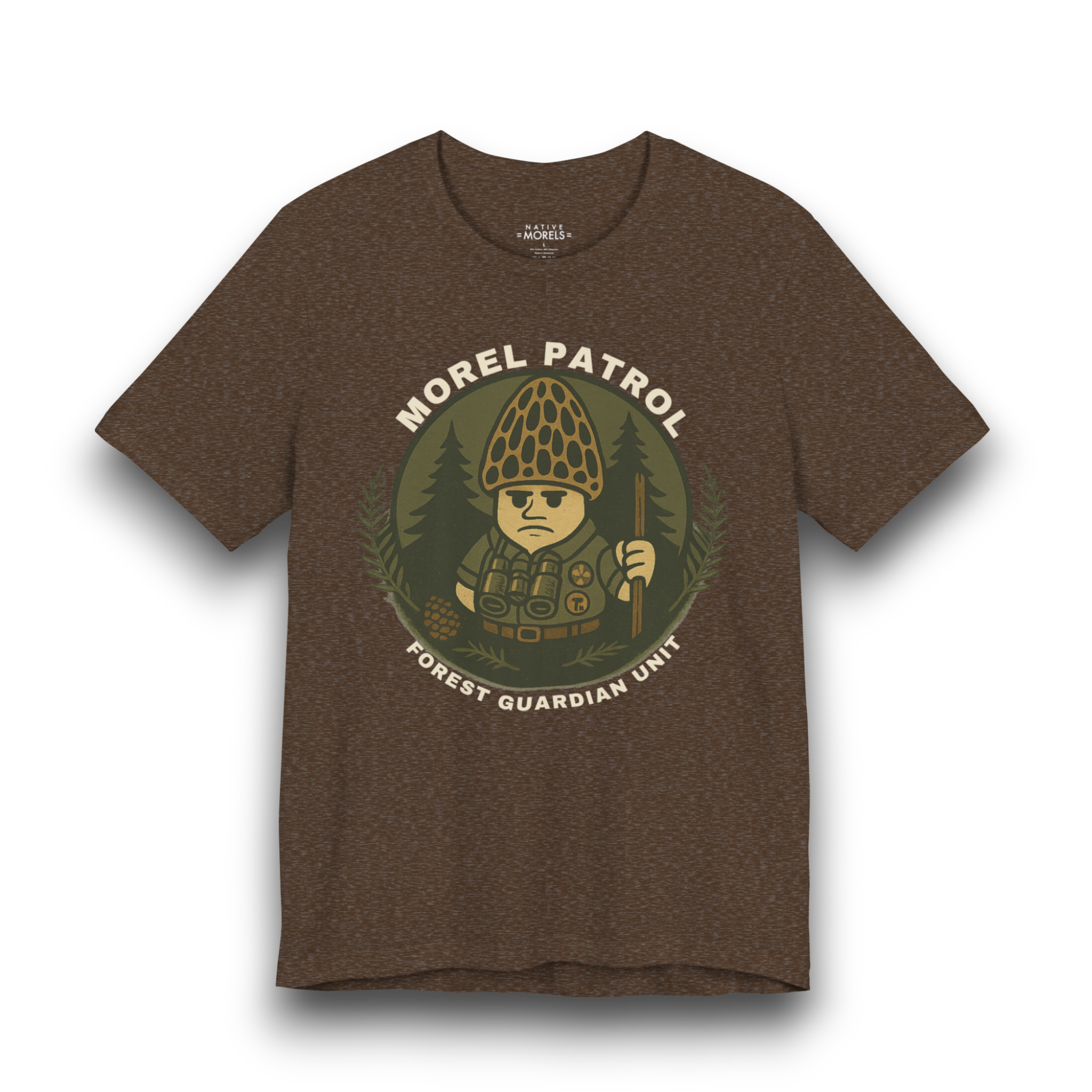 "Morel Patrol" Forest Guardian T-Shirt | Native Morels™