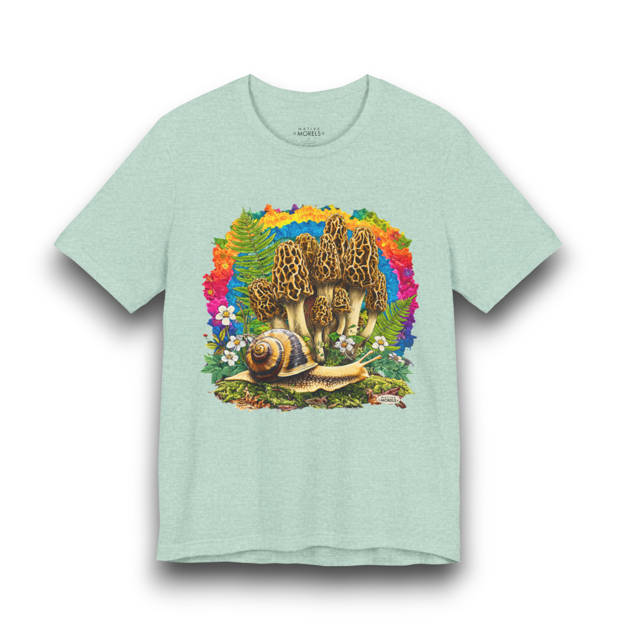 Snail Groovy Forest Tee | Native Morels™