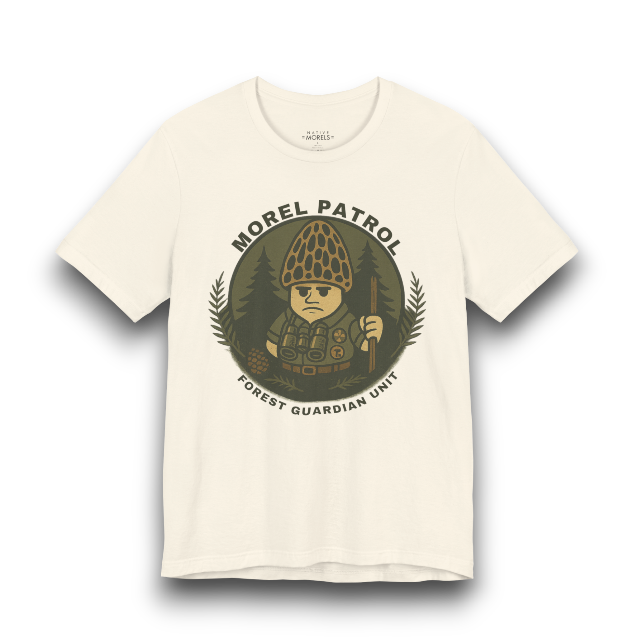 "Morel Patrol" Forest Guardian T-Shirt | Native Morels™