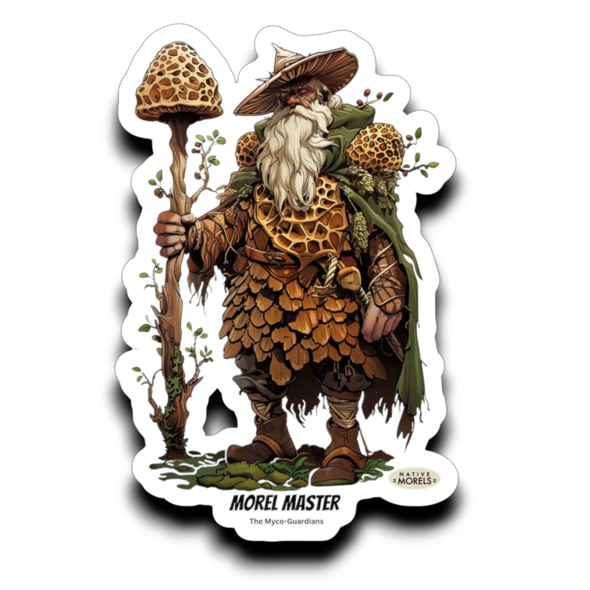 Morel Master™ | Myco-Guardians™ Forest League Die-Cut Decal